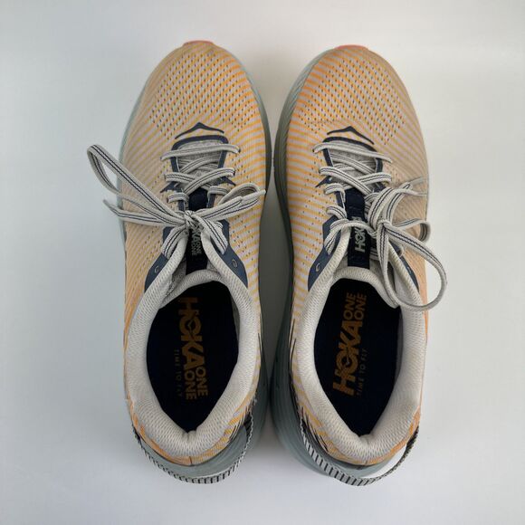 Hoka One One Rincon 2 Road Running Sneakers Lunar Rock Black Iris Womens 9.5 - Picture 7 of 12